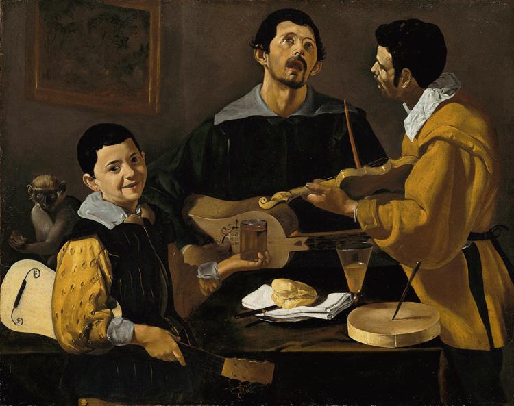 Diego Velazquez Musical Trio (df01) oil painting image